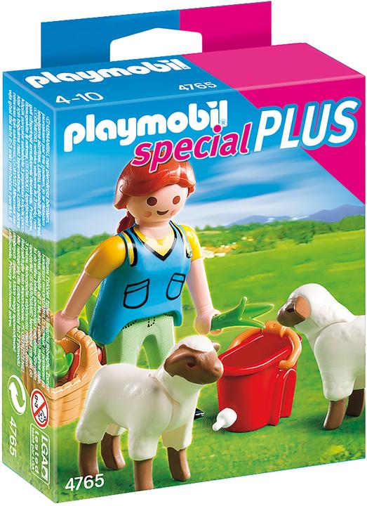 Produktbild Playmobil Bäuerin bei Schäfchen-Fütterung (4765)