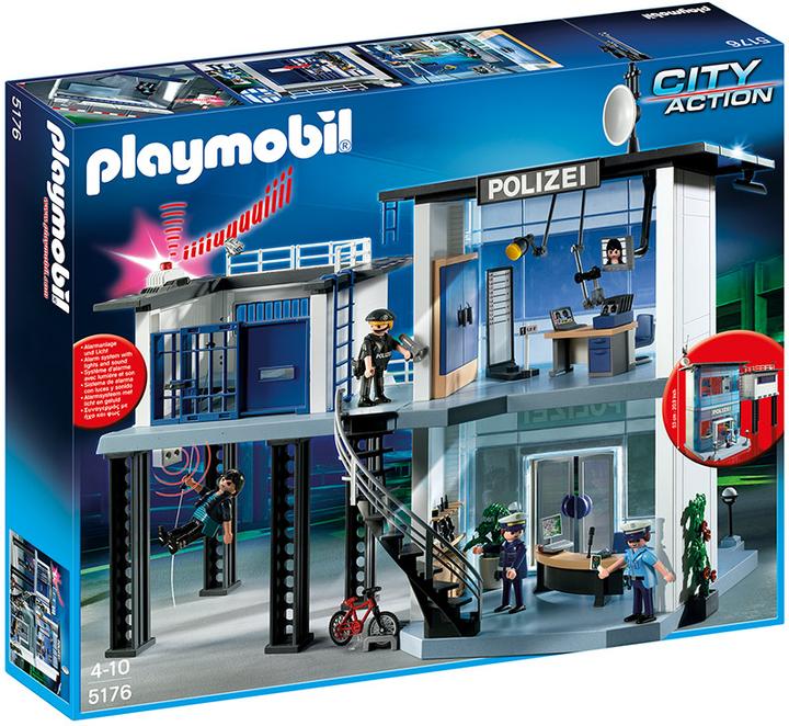 Produktbild Playmobil Polizei-Kommandostation mit Alarmanlage (5176)