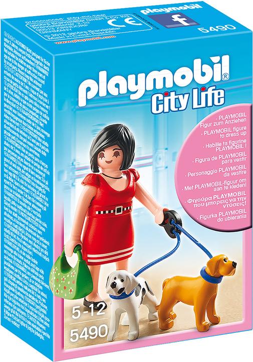 Image du produit Playmobil Femme avec son chien (5490)