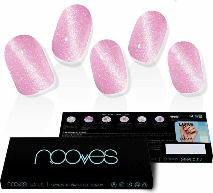 Actual product image Nooves Aphrodite Premium Glam Cat Eye Gel Nails 20 Units (Artificial nails)