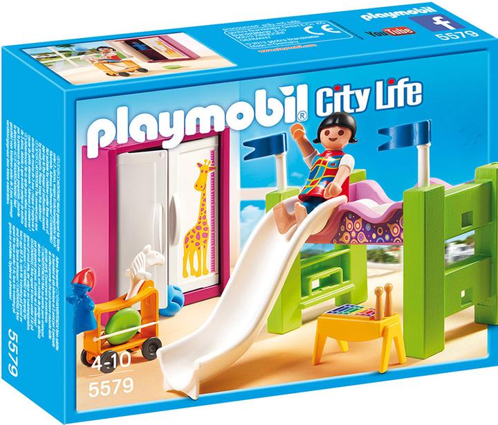 Produktbild Playmobil Kinderzimmer mit Hochbett-Rutsche (5579)
