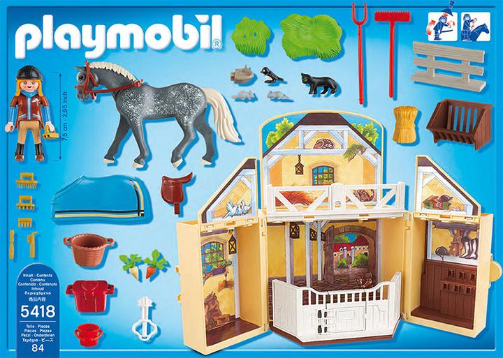 Produktbild Playmobil Aufklapp-SpielBox "Reitstall" (5418)