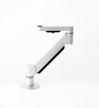 Image du produit Kenson Monitor Arm med gaspatron (sølv) (Tables, 32")
