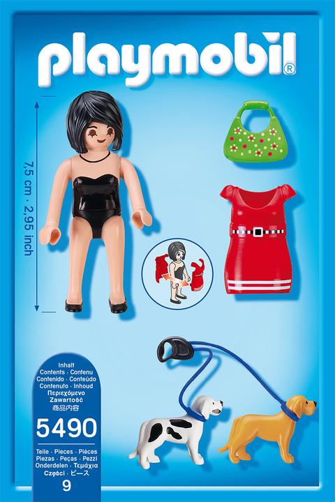Image du produit Playmobil Femme avec son chien (5490)