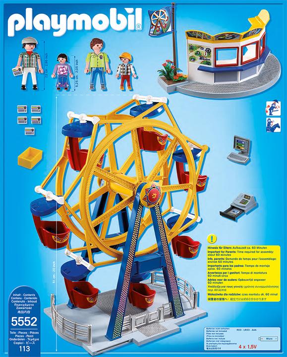 Produktbild Playmobil Riesenrad mit bunter Beleuchtung (5552)