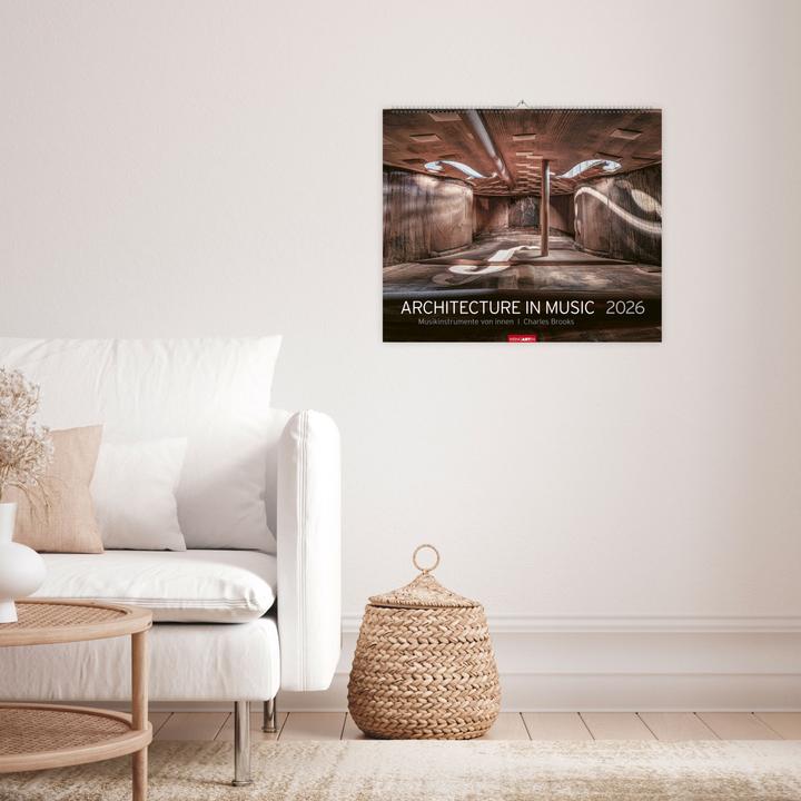 Produktbild Architecture in Music Kalender 2026 - Musikinstrumente von innen (55 x 46 cm, Deutsch)