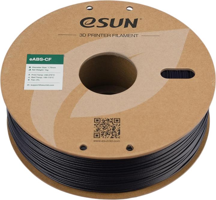 Actual product image eSUN EABS-CF 1.75mm DARK PURPLE 1kg (ABS, 1.75 mm, 1000 g, Violet)