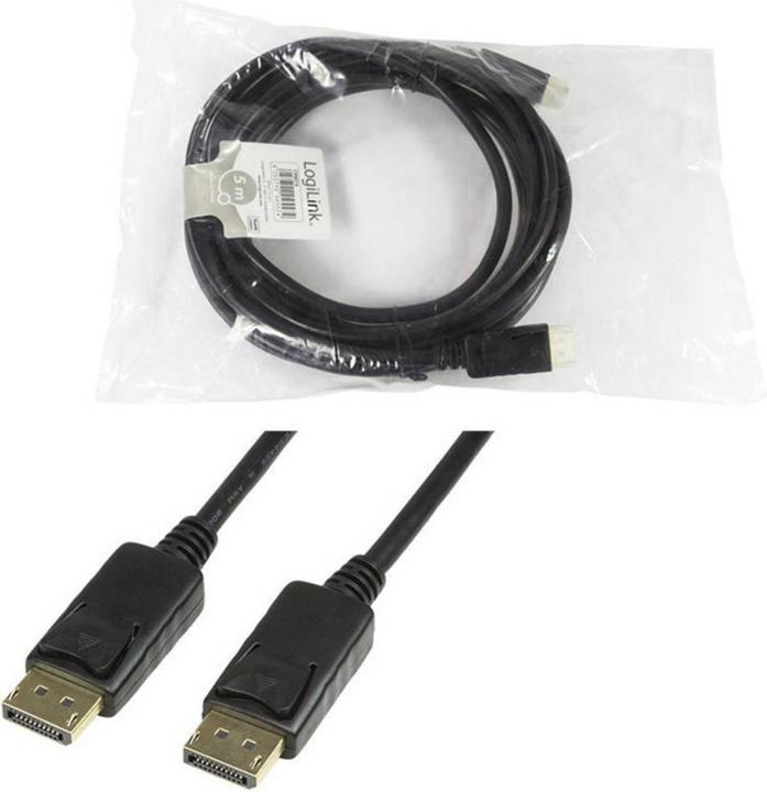 Image du produit LogiLink DisplayPort — DisplayPort (5 m, DisplayPort)