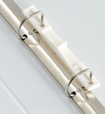 Produktbild Kolma Zeigebuch Vario A4 4 Ringe Füllhöhe 2 cm weiss (A4, 20 mm, 1 Stück)
