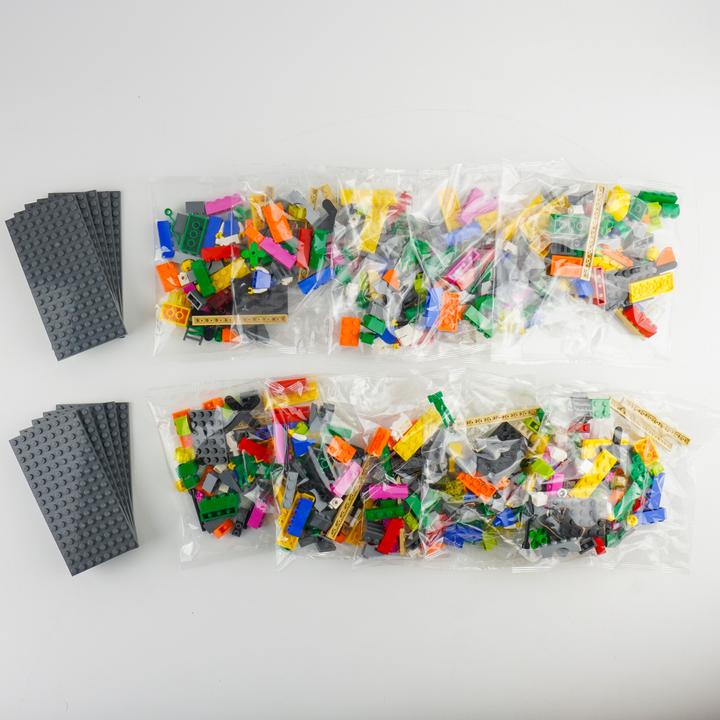 Immagine prodotto LEGO SERIOUS PLAY Set 10 Packs und 10 8x16 Platten Dunkelgrau - NEU! Teile 20x
