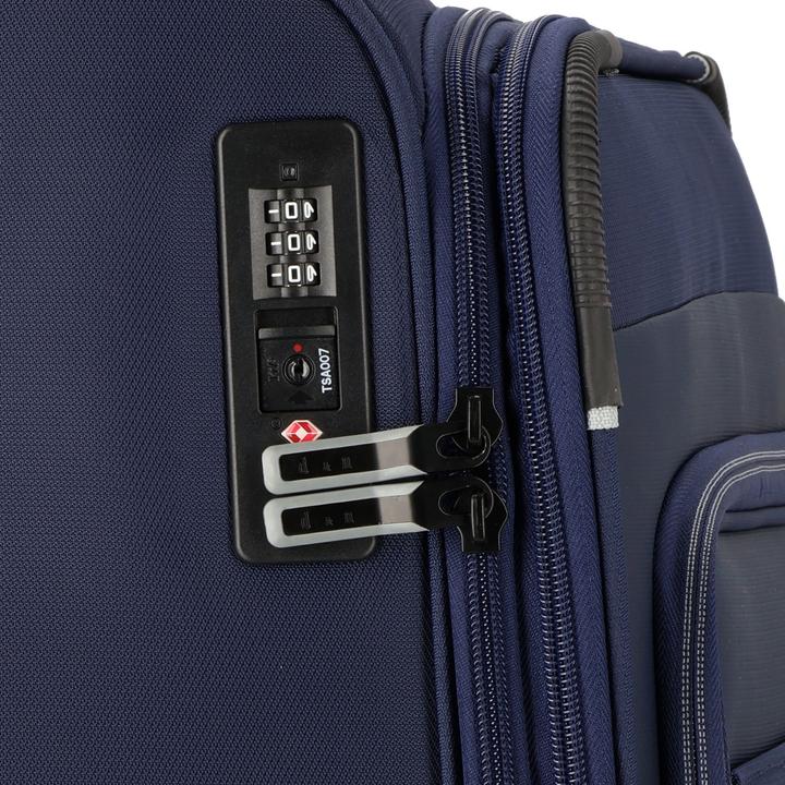 Actual product image D&N Travel Line 9504 4-wheel trolley L 76 cm with expansion fold (102 l, L (90 - 115l))