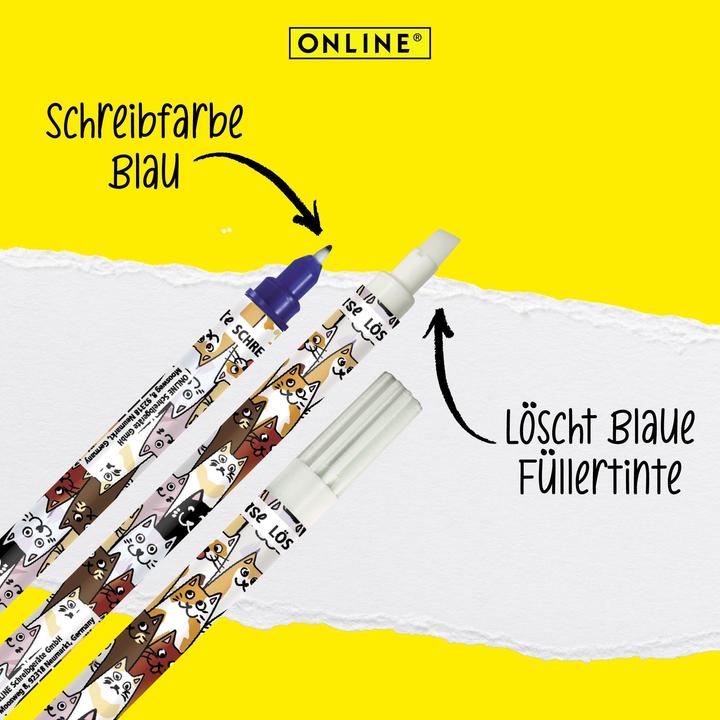 Actual product image Online Tintenlöscher Fluffy Cats
