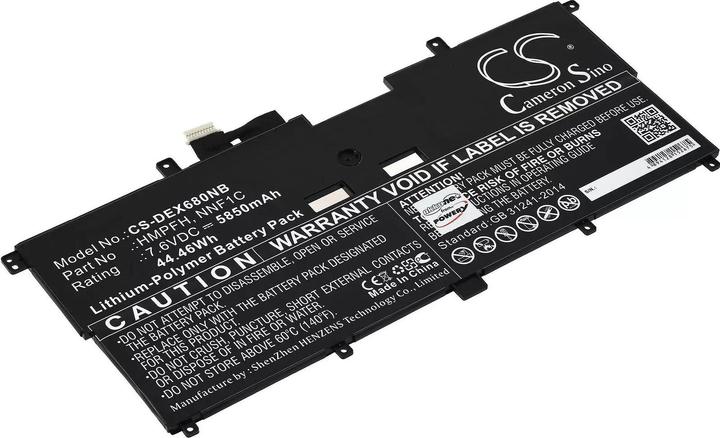 Image du produit AccuCell Akku passend für Laptop Dell XPS 13 9365 2in1, XPS 13-9365-D1805TS, Akku-Typ NNF1C - 7,6V - 5850 mAh (5850 mAh)