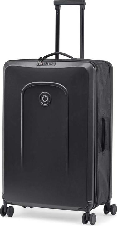 Actual product image Senz Senx Foldable Large Check In Trolley, 95L, Pure Black (95 l)