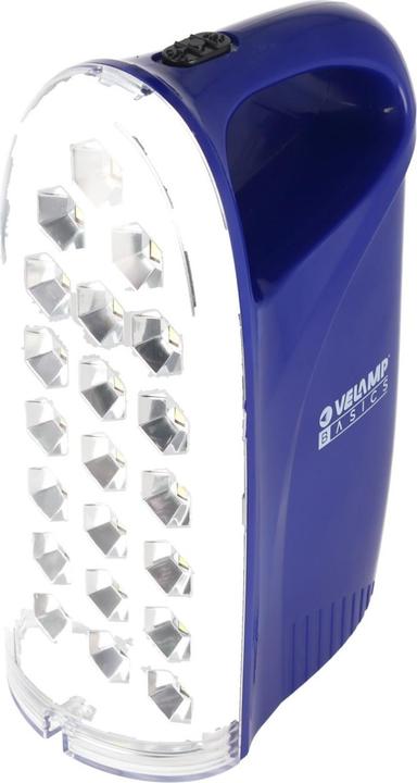 Actual product image Velamp LED Lamp Anti Black Out, Portable Rechargeable Emergency Light with External Charger (250 lm)