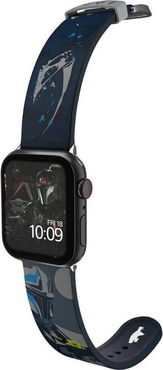 Actual product image Moby Fox Bracelet Smartwatch Star Wars Beskar Armor 22 mm (22 mm, Stainless steel, Silicone)