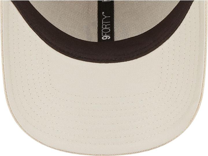 Actual product image New Era 9Forty Strapback Cap - Leinen New York Yankees Beige (One size)