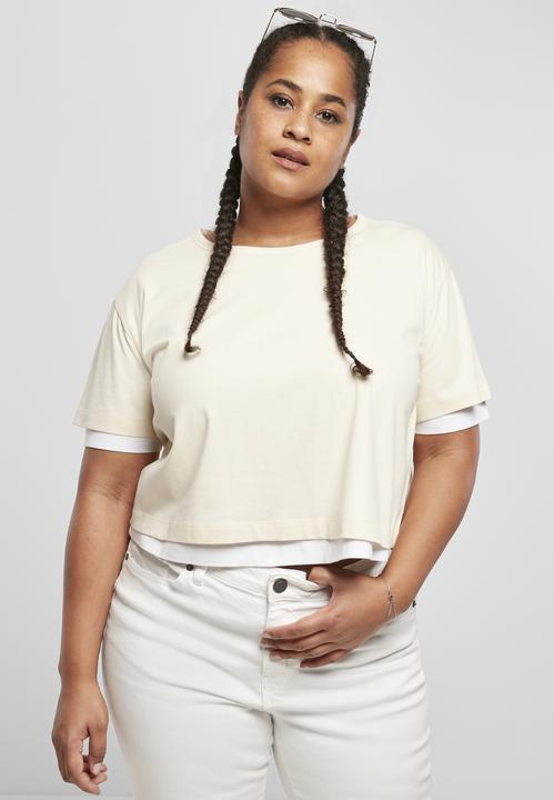 Actual product image Urban Classics Ladies Full Double Layered Tee (XS)