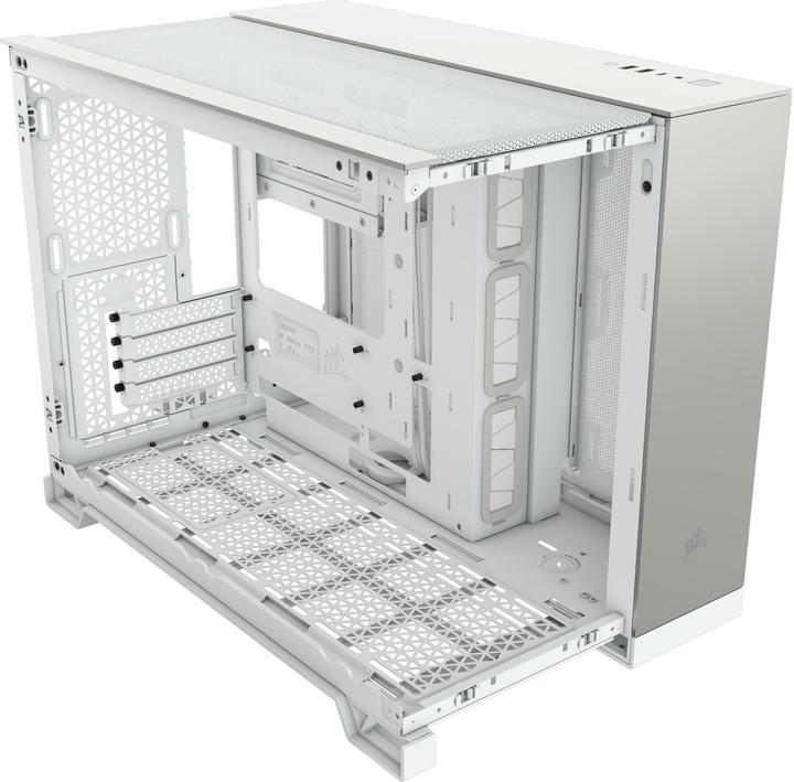 Produktbild Corsair 2500X (wei?/aluminium, Tempered Glass x 2) (mATX, Mini-ITX)