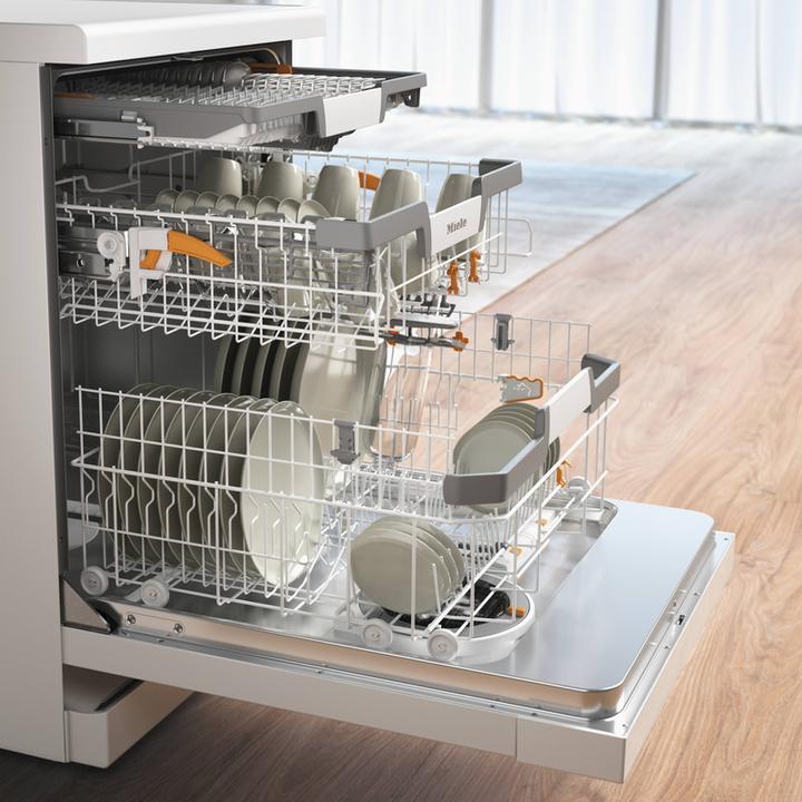Produktbild Miele G 7600 SC ws GeschirrspülerA 40dB 8.4L Schubl. AutoD.