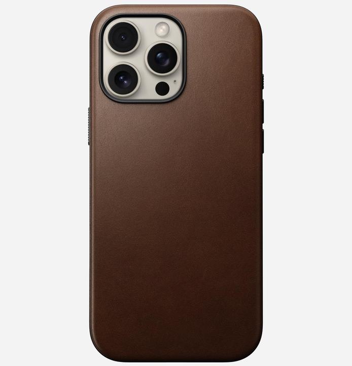 Produktbild Nomad Modern Leather Case iPhone 16 Pro Max Brown (Apple iPhone 16 Pro Max)