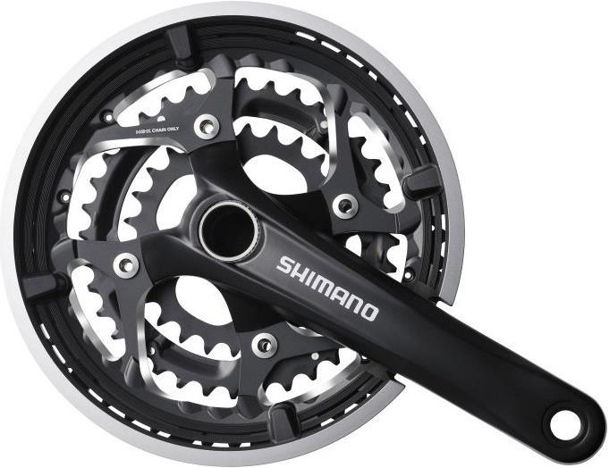 Shimano Trekking FC-T551 crankstel 3x10 48/36/26 tanden inclusief SM-BB52 (175 mm)