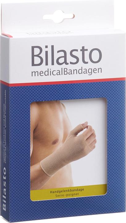 Bilasto Uno Handgelenkbandage S mit Daumenansatz beige (S)