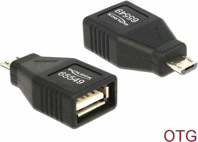 Image du produit Delock Adaptateur USB - Micro-USB type B (0.05 m, USB 2.0)