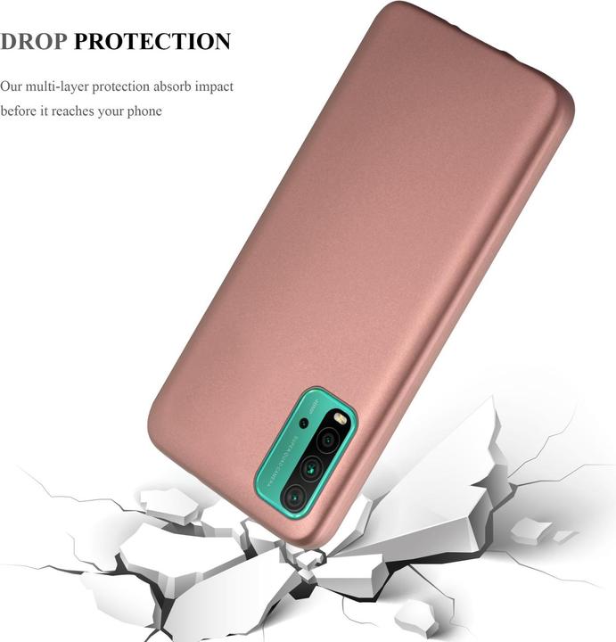 Actual product image Cadorabo TPU Matt Metallic Sleeve (Xiaomi Redmi 9T)