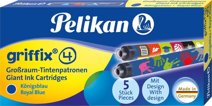 Produktbild Pelikan Griffix Grossraum-Tintenpatronen (Tintenfass, Königsblau)
