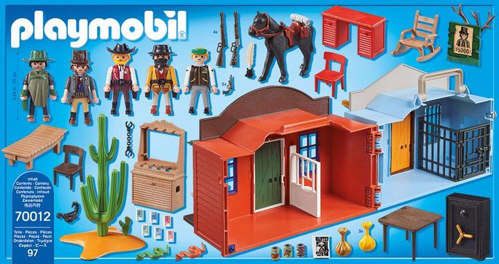 Produktbild Playmobil Mitnehm-Westerncity (70012)