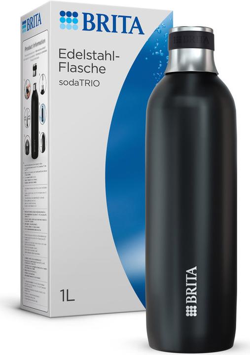 Produktbild Brita sodaTRIO Edelstahlflasche