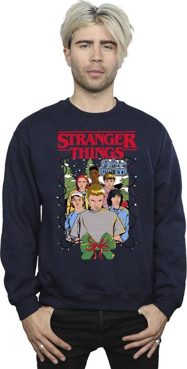 Produktbild Netflix Stranger Things Christmas Poster Sweatshirt (XL)