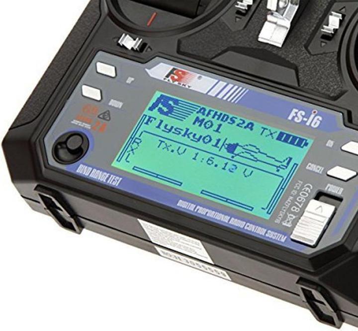 Actual product image Fly Sky Transmitter + Receiver Set FlySky FS-i6 + A6B
