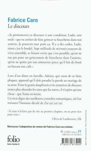 Produktbild Le discours (Französisch, Caro Fabrice, 2021)
