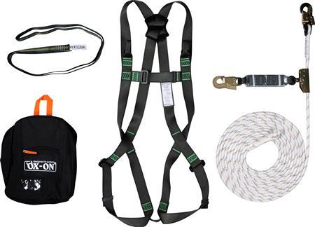 Produktbild Ox-On Basic-Absturzsicherungsset (komplett) in Tasche, geeignet z.B. für Dacharbeiten. (Auffanggurt)