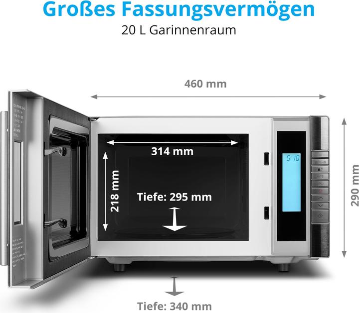 Produktbild Medion MD 14482 Mikrowelle mit Grill (20 l)