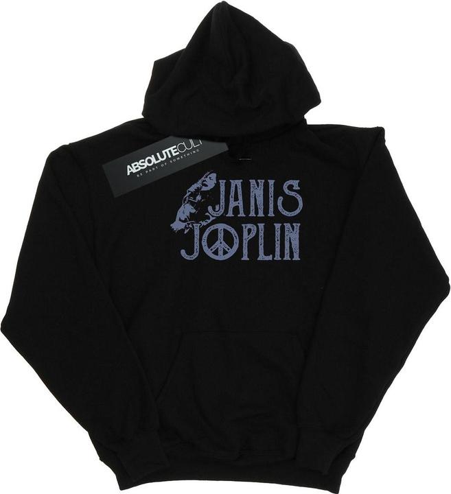 Janis Joplin Type Logo Kapuzenpullover (XL)