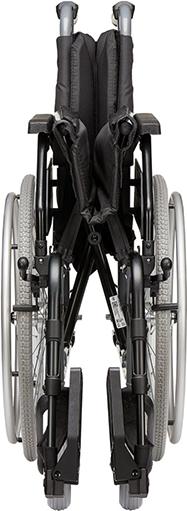 Actual product image Dietz Lightweight folding wheelchair Tomtar MR-LG with attendant brake 51 cm
