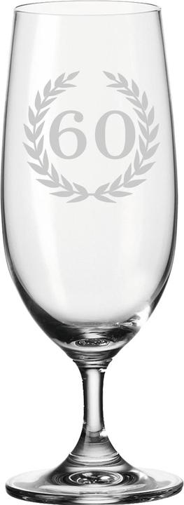 Produktbild Luxentu Biertulpe / Pilsglas mit Gravur 60. Jubiläum (0.36 l, 1 x)