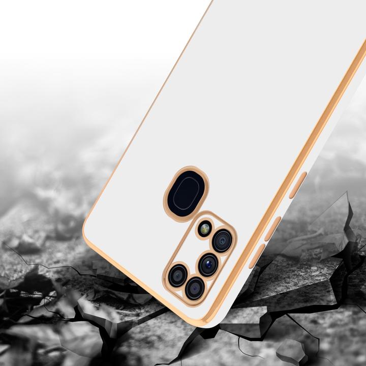 Image du produit Cadorabo Housse pour Samsung Galaxy M31 en TPU avec protection pour appareil photo style LM130 (Samsung Galaxy M31)