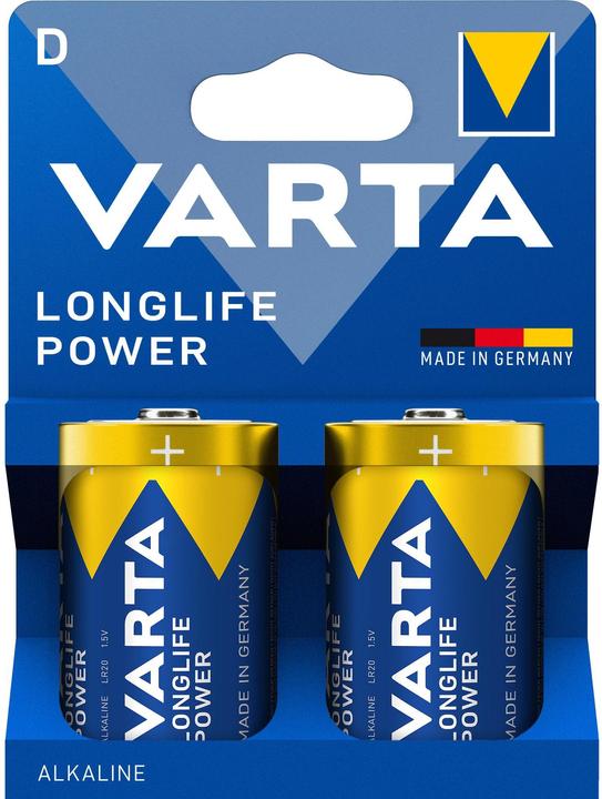 Varta VAR Longlife Power D 2er Blist (2 Stk., D, 16500 mAh)