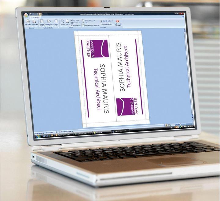Actual product image Sigel Place cards (A4, 185 g/m², 20 x)