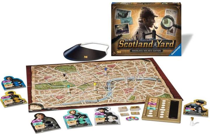 Produktbild Ravensburger Sherlock Holmes Scotland Yard (Deutsch, Französisch, Niederländisch, Italienisch, Englisch)