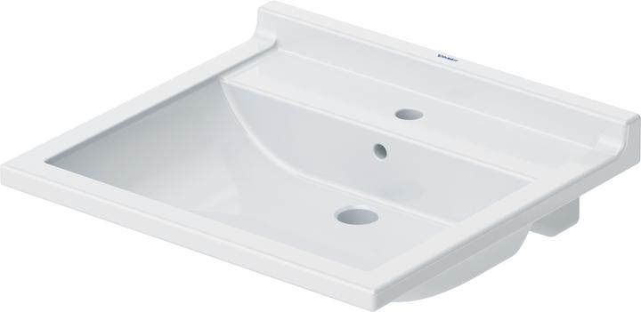 Produktbild Duravit Waschtisch STARCK 3 VITAL m ÜL HLB 600x545mm 1 Hahnloch weiss WG (545 mm, 600 mm)