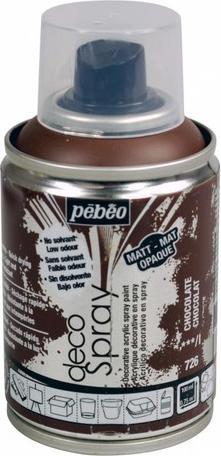 Actual product image Pebeo Decospray Matt acrylic paint (Chocolate, 100 ml)