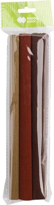 Produktbild GDD Crepe paper 25x200cm brown mix 3 pcs (3 x)
