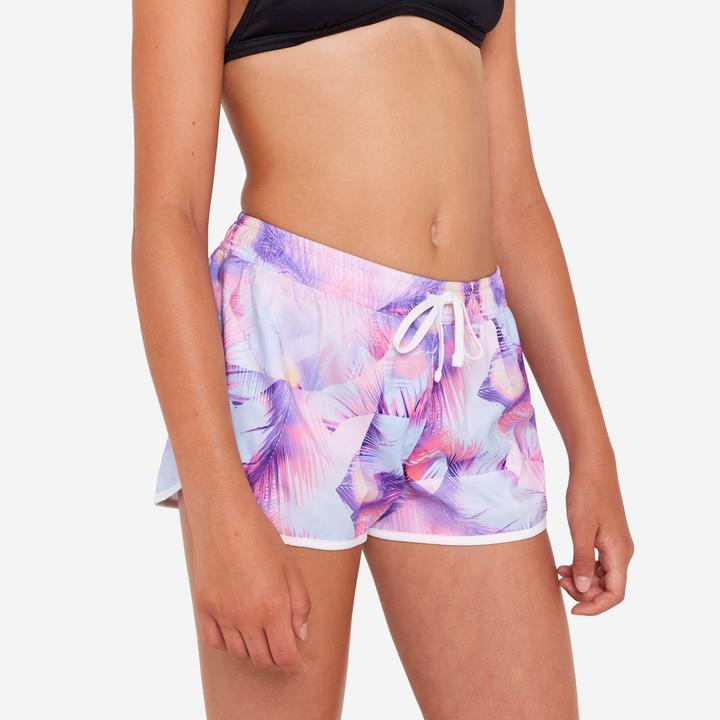 Actual product image Olaian Boardshorts Surfen Mädchen Katy 100 rosa (10XL, 11XL, 12XL)
