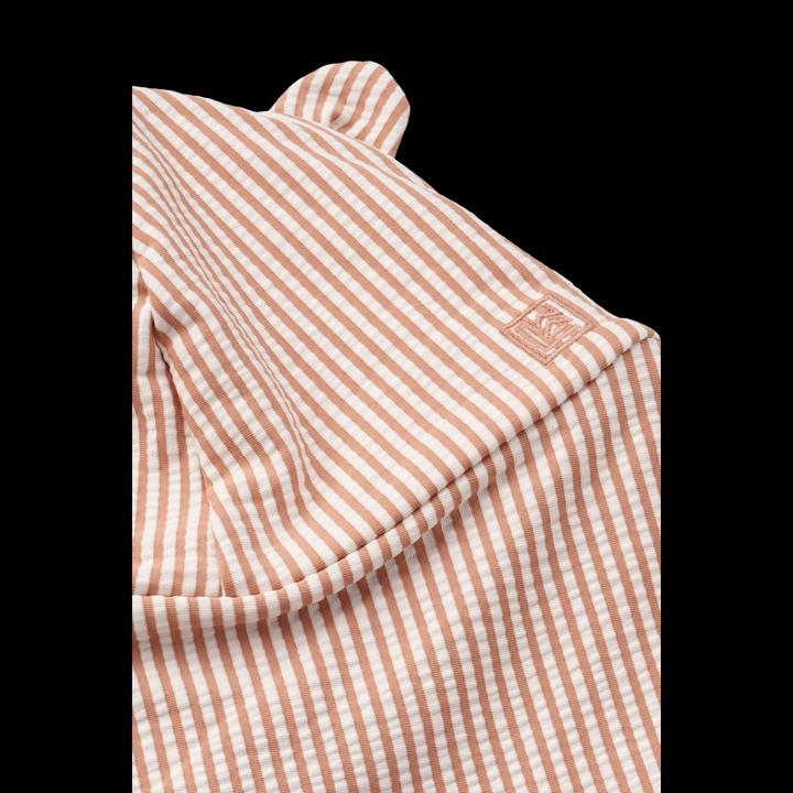 Actual product image Liewood Senia Seersucker Sonnenhut Mit Ohren Stripe Pale Tuscany