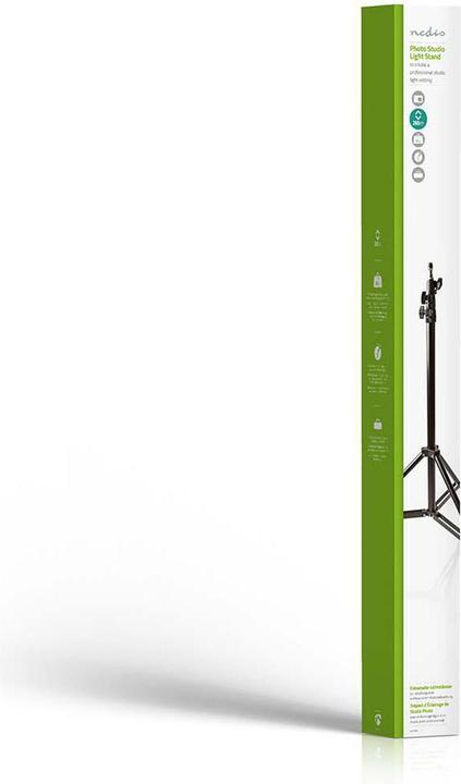 Actual product image Nedis Photo studio light stand Max. load: 4.0 kg Max. working height: 260 cm 3 segments T (260 cm, 4 kg)